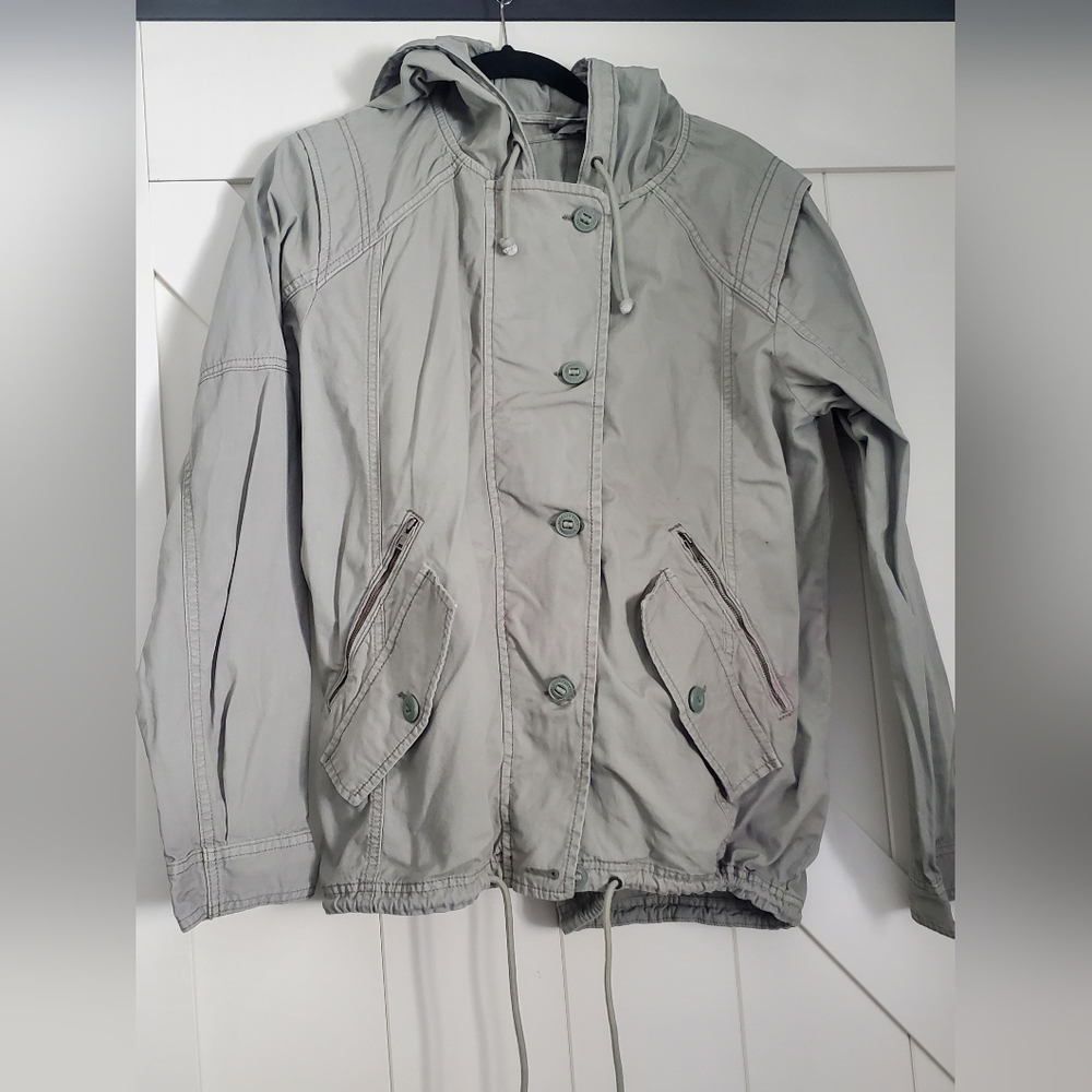 Never worn military 2-in-1 jjacket with removable vest